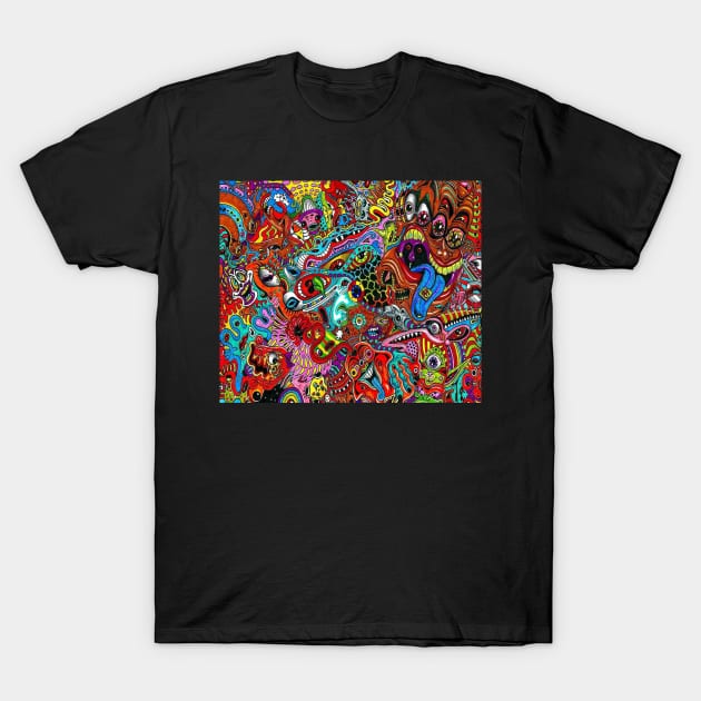 Trippy Cartoon T-Shirt by TripoffGeloEDM